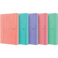 Cahier oxford-signature A5 160p 90g Q5 pastel - Oxford