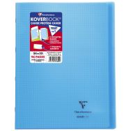 Cahier piqué Koverbook 24x32 cm 5/5 + marge 96p - Clairefontaine