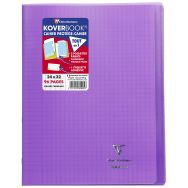 Cahier piqué Koverbook 24x32 cm Seyès 96p - Clairefontaine