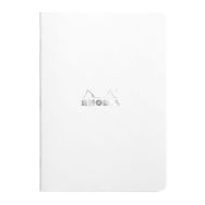 Cahier piqué blanc 14,8x21 cm 96 pages non détachables 80g