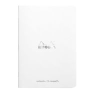 Cahier piqué blanc dot 14,8x21 cm 96 pages non détachables