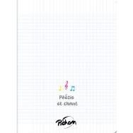 Cahier poésie PP 240x320 48 pages seyes + uni 70g/90g