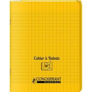 Cahier polypropylène avec rabats 48 pages seyes 17x22 cm - Conquerant