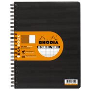 Cahier recharge Exabook Rhodiactive RI A4+ 160p Seyès+C 80g - Lot de 5
