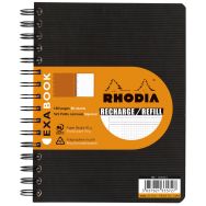 Cahier recharge Exabook reliure intégrale A5+, 5x5 + cadre