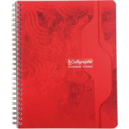 Cahier reliure hélicoïdale 17x22 cm 180 pages 5x5 70g
