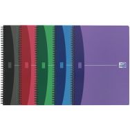 Cahiers office spirale 210x297 180p 90g ligné 7mm - Lot de 5 - Oxford