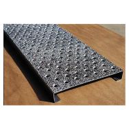 Caillebotis acier galva à grains En dalles L: 20 m x l: 2,40 m Gris