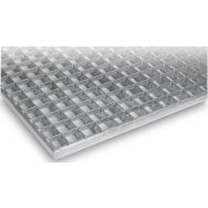 Caillebotis acier galvanisé - En grillage Lxl:150x100 cm