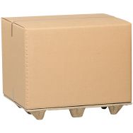Caisse-conteneur Triple cannelure 800 x 850 x 830 int. Havane