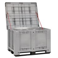 Caisse-palette - Marquage UN-Y - PeHD -Fermeture à clé - 610 L
