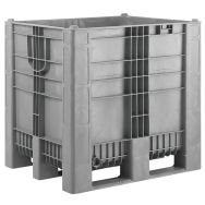 Caisse-palette PEHD 1000x1200x1140 mm 1000 litre, 3 semelles