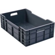 Caisse 600 x 400 pleine 40 L gris