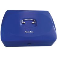 Caisse à monnaie avec fermeture à code Bleu