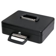 Caisse à monnaie avec monnayeur coulissant - 300x230x90 mm Noir
