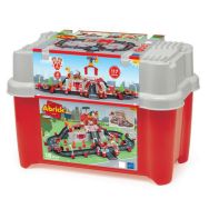 Caisse circuit pompiers 117 pièces Abrick