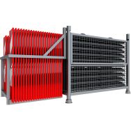 Caisse de transport pour socle de balises plates