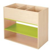 Caisson bac à albums Confetti- vert