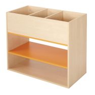 Caisson bac à albums Confetti - orange