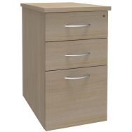 Caisson hauteur bureau Alma profondeur 60 cm coloris Chêne