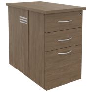 Caisson hauteur bureau Quatuor prof. 80 cm Noyer
