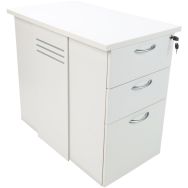 Caisson hauteur bureau quatuor profondeur 80 cm - Manutan Expert