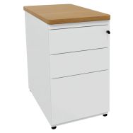 Caisson hauteur de bureau Evidence 3 tiroirs Vinco