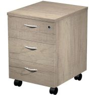 Caisson mobile 3 tiroirs monté Fast - Chêne canadien