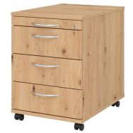 Caisson mobile AC30 BM-chêne/façade blanc