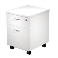 Caisson mobile Solo 2 tiroirs blanc