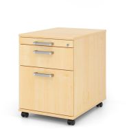 Caisson mobile archives avec poignées chromées - P 58cm - Hammerbacher
