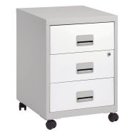 Caisson mobile métal 3 tiroirs Pierre Henry