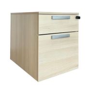 Caisson reconditionné mobile - 2 tiroirs hêtre - Steelcase