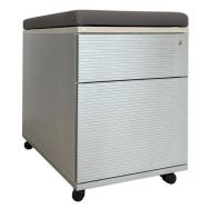 Caisson reconditionné mobile gris - 2 tiroirs - Sedus