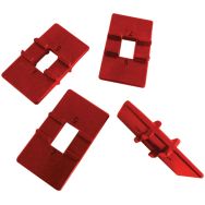 Cale reversible pour pose-lame - Lot de 4 - Mondelin