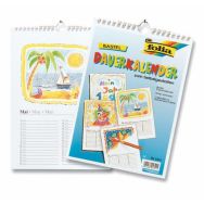 Calendrier papier blanc 17x24 cm à personnaliser
