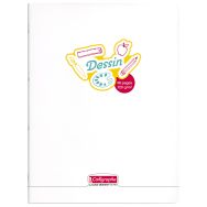 Calligraphe Dessin Cahier piqué incolore 24X32cm 48p uni 120g - Lot de 10