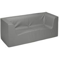 Canapé 2/3 places Diabolo Adulte tissu PVC coloris gris