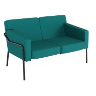 Canapé 2 places Medso modèle T taille L polypro. bleu - Meet by Paperflow