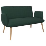 Canapé 2 places Soda tissu Daytona vert