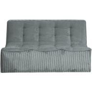 Canapé 3 places Loto velours Poso lisse et cotelé - MMP