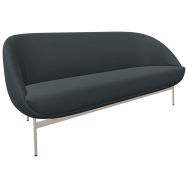 Canapé 3 places Mollen assise tissu polyester