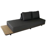 Canapé Freedom lames composite/alu - anthracite/graphite
