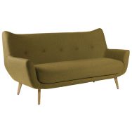 Canapé Luzy 3 places pieds bois tissu M1 GGI