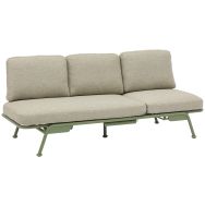 Canapé Sunset 3 places coussins/alu - Proloisirs