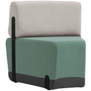 Canapé incurvé Kalin avec dossier-Mirplay School