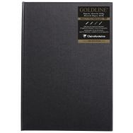 Carnet Collé Goldline 140g papier blanc portrait- Clairefontaine