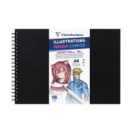 Carnet Layout Illustration Manga 100g - Clairefontaine