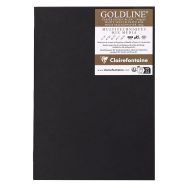 Carnet Piqué Goldline 140g papier blanc - Clairefontaine