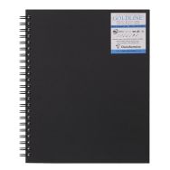 Carnet Spiralé Goldline 250g papier blanc - Clairefontaine